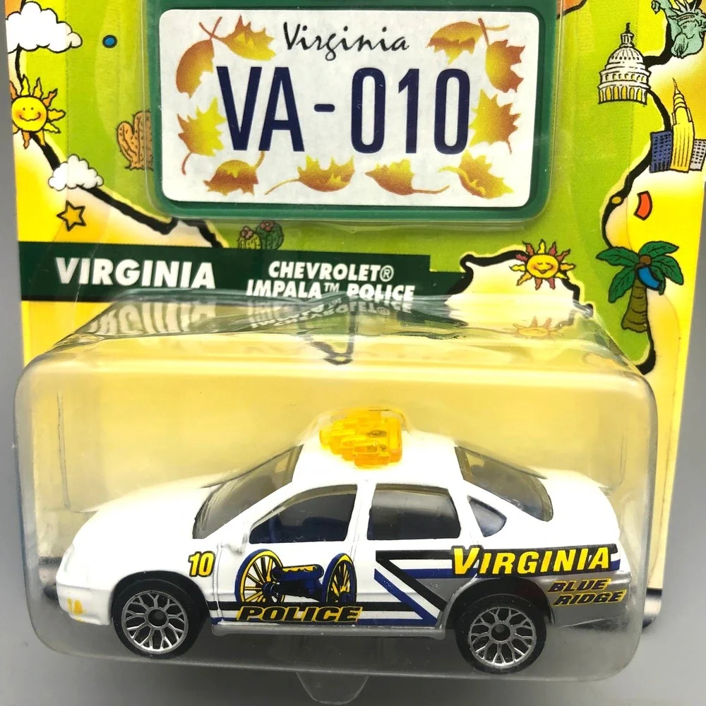 Matchbox Across America 50th Birthday Virginia Impala, Pennsylvania Tahoe Police